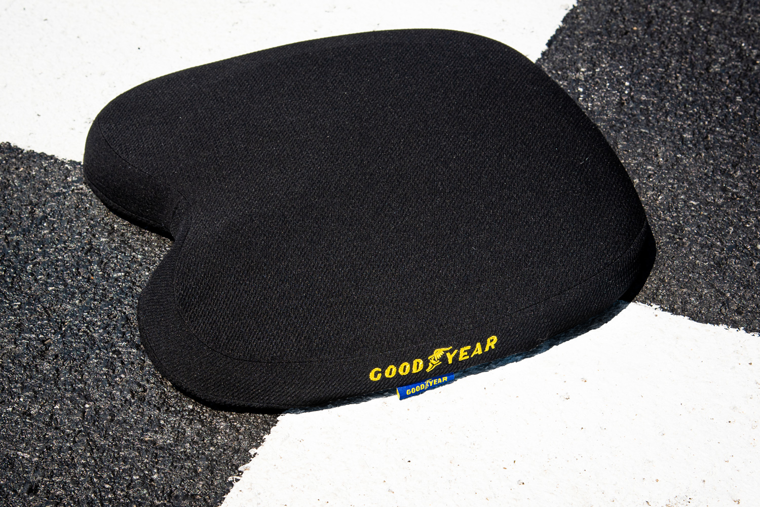 Fits Most Seats Goodyear GY1012 Soft Plush Cover Washable Cover Non-Slip Bottom 100% Pure Memory Foam Seat Cushion for Office Chair or Car / SUV Designed for Maximum Comfort 