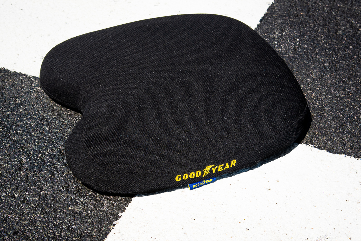 Goodyear Lumbar Support Pillow, Contoured Memory Foam, Office, Car Use 